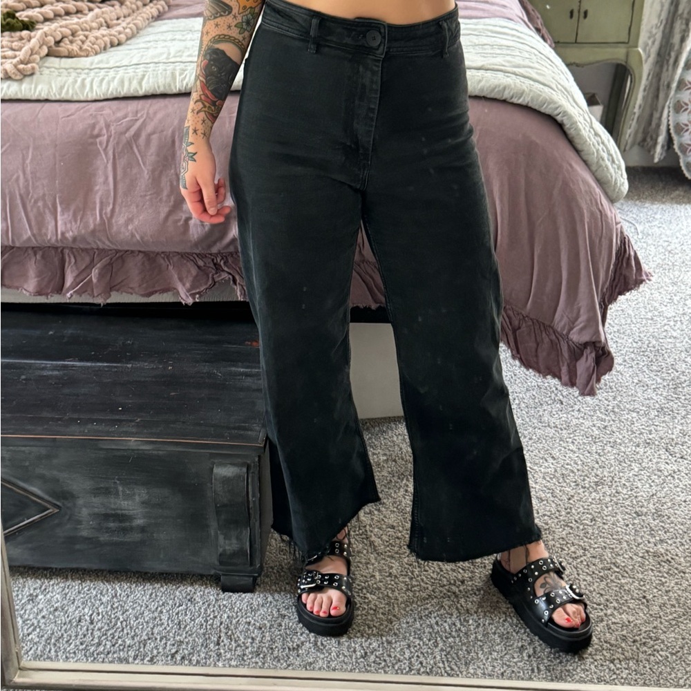 Zara marine straight leg jeans size 10